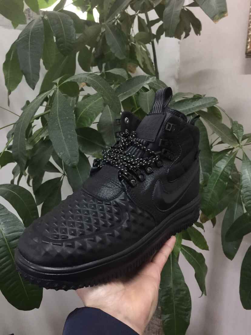 New Nike Lunar Force 1 Duckboot All Black